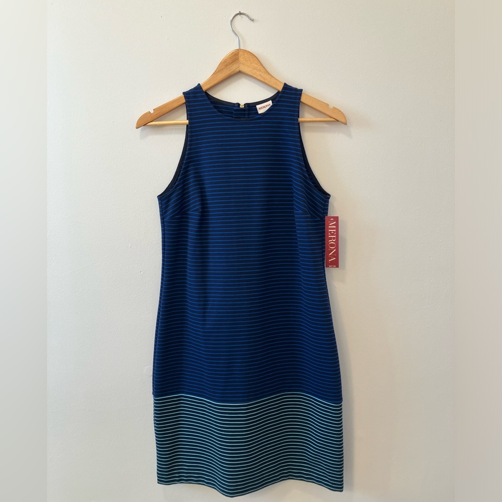 Merona Striped Ponte Dress